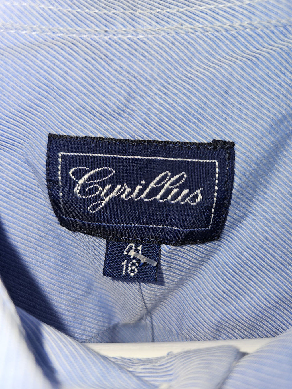 EK8343 Herren Hemd von Cyrillus, blau, Gr.411