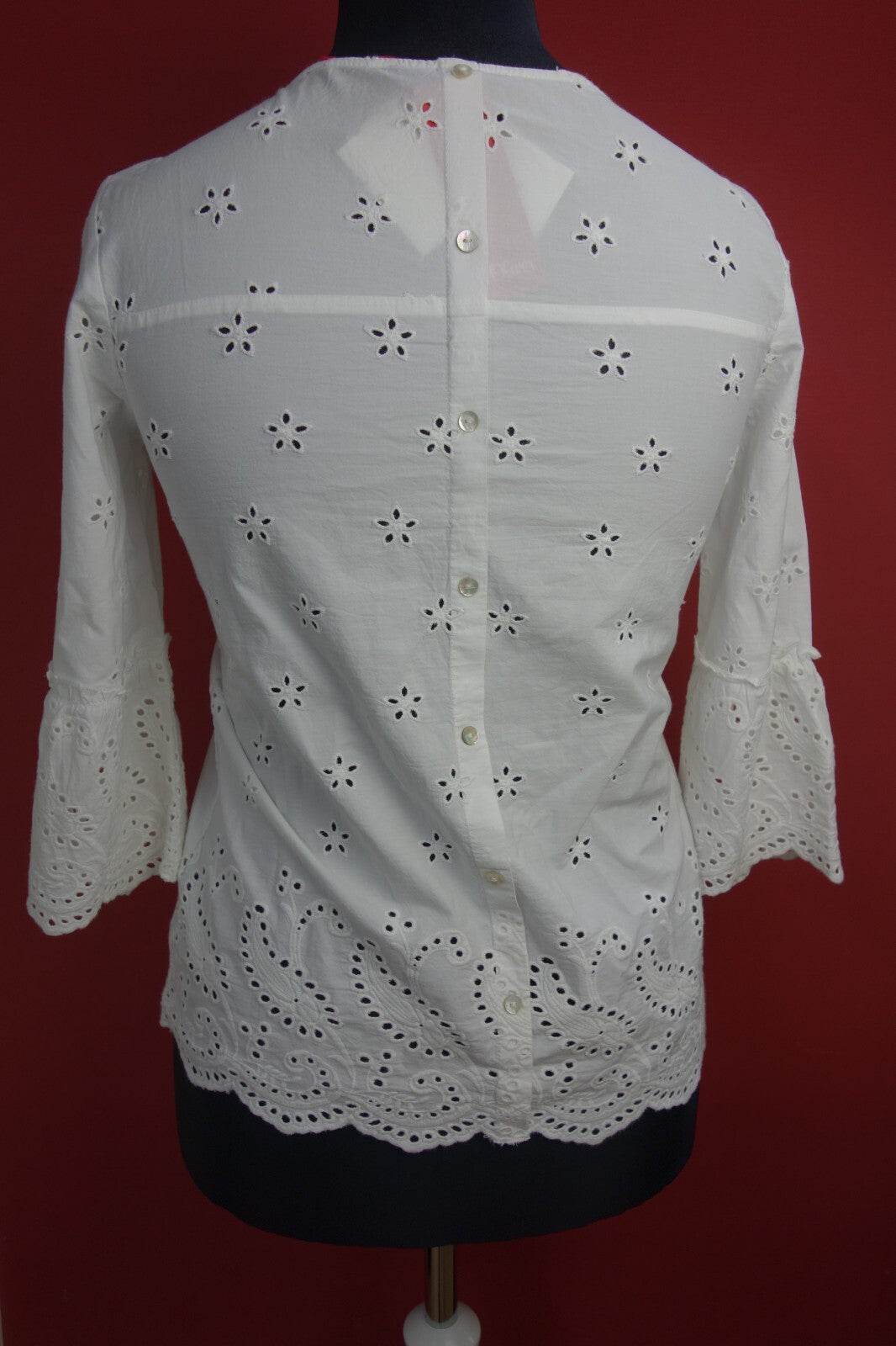 EK2586 Damen Bluse von s.Oliver, weiß, Gr. 364