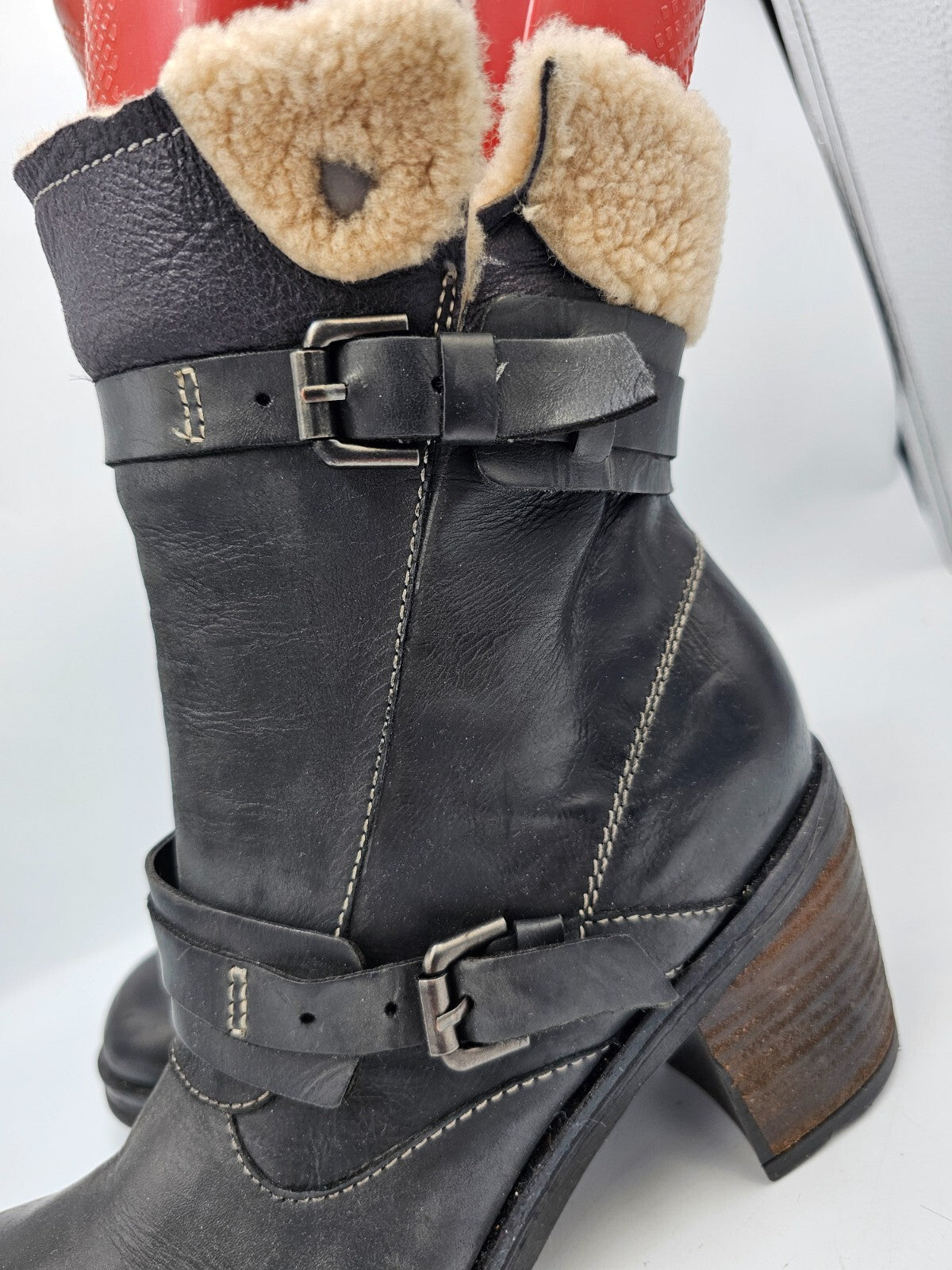 ES0293 Damen Stiefeletten von Stone Walk, schwarz, gr. 413