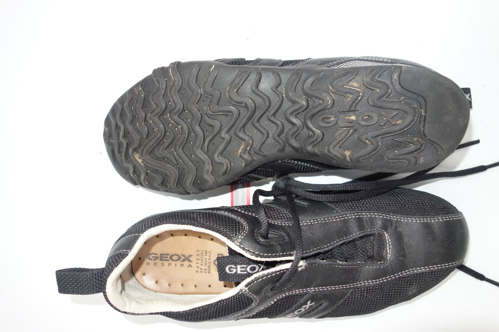 ES0292 Damen Sneaker von Geox, schwarz, 386