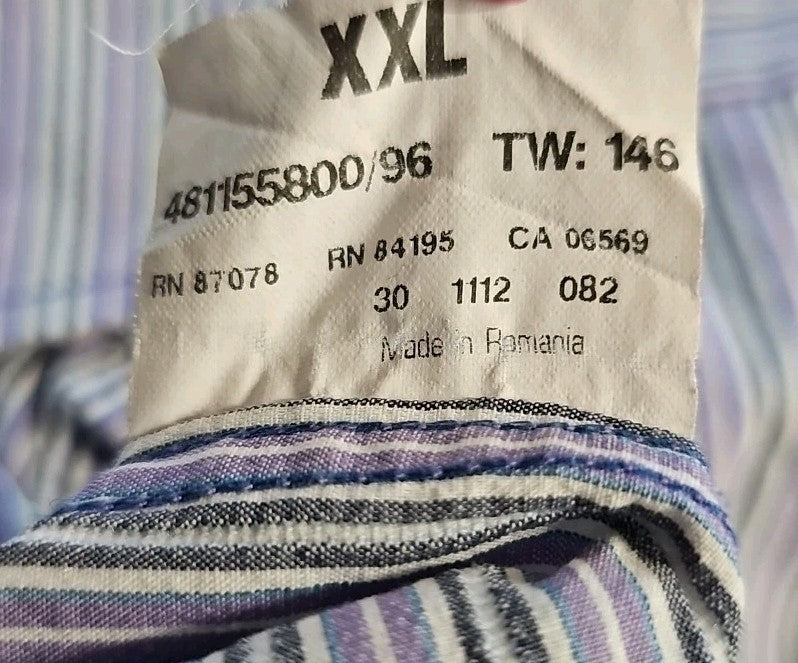 EK10949 Herren Hemd von Casa Moda, blau, Gr.45/464