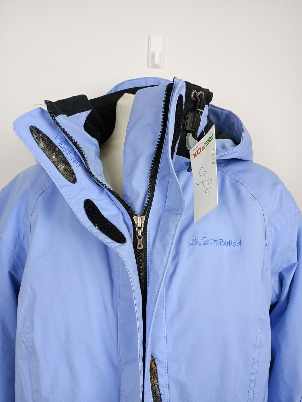 EK5328 Damen Winterjacke von Schöffel, blau/schwarz, Gr. 385