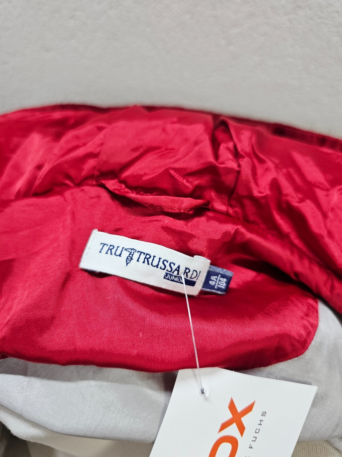 EK5976 Mädchen Steppjacke von Trussardi, rot, Gr. 1046