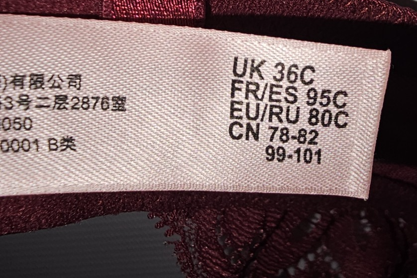 EK7148 Damen Bh von Hunkemöller, Rot, Gr. 80C3