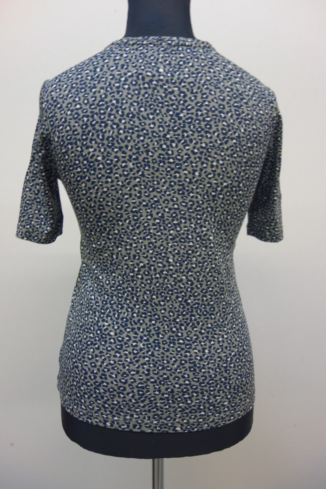 EK2655 Damen Oberteil von Olsen Größe 40 grün, weiß, schwarz gemustert3