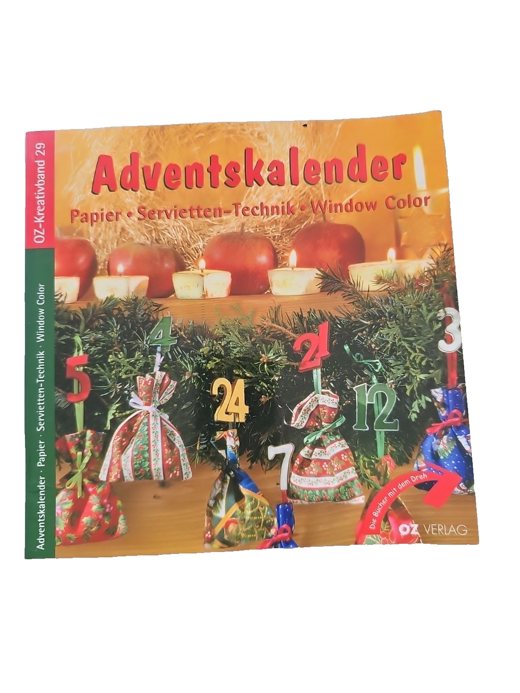 EB3368 Adventskalender: Papier Serviettentechnik Window Color (OZKreativband)0