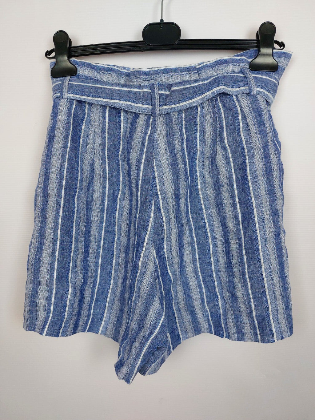 EK4233 Damen Shorts von H&M, gestreift, blau/weiß, Gr. 441
