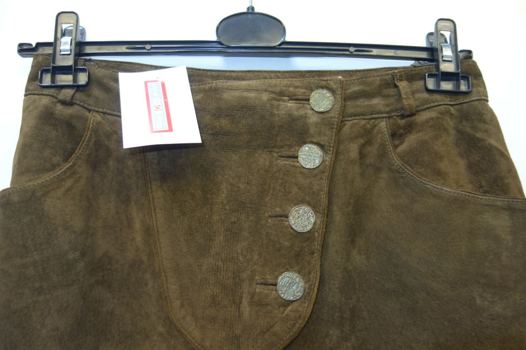 EK1012 Damen Lederhose von Landhaus, braun, Gr. 401