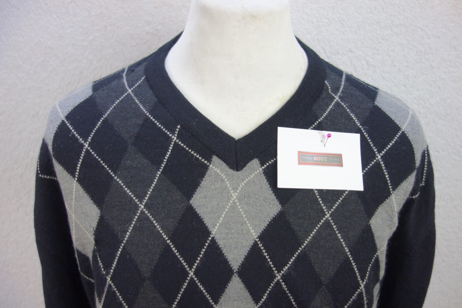 EK4113 Herren Pullover von Burlington, schwarz, grau, Gr. 501