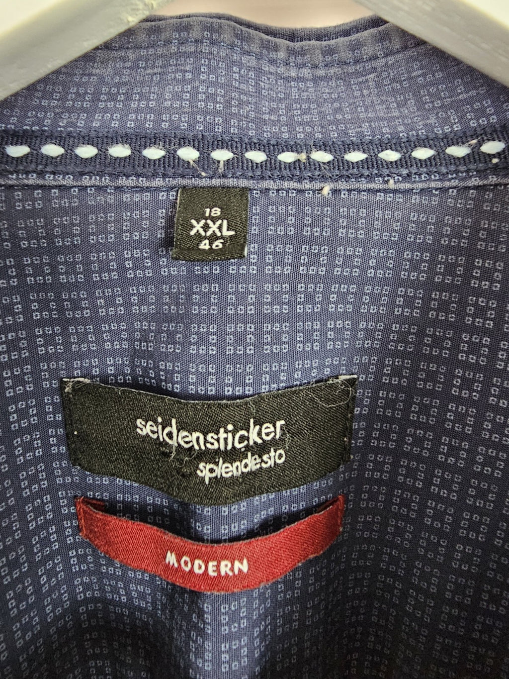 EK8141 Herren Hemd von Seidensticker, blau, Gr.XXL (46)1