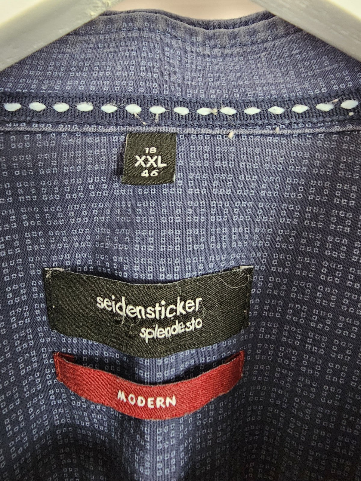 EK8141 Herren Hemd von Seidensticker, blau, Gr.XXL (46)1