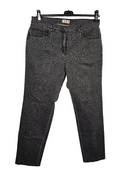 EK7984 Damen Jeans von Brax, grau mit Leo Muster, Gr.440