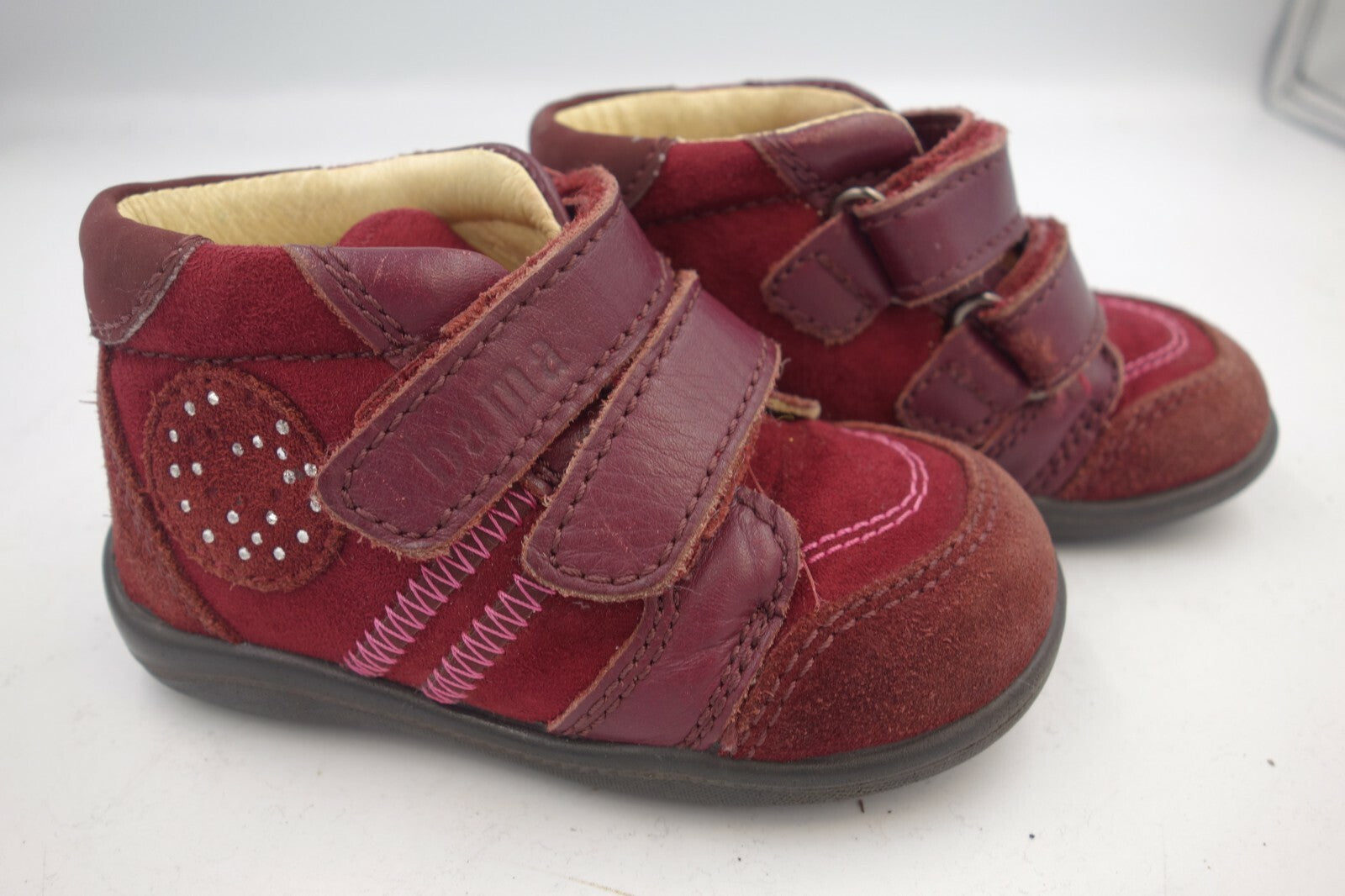 ES0241 Mädchen Schuhe von Bama, dunkelrot/lila, Gr. 211