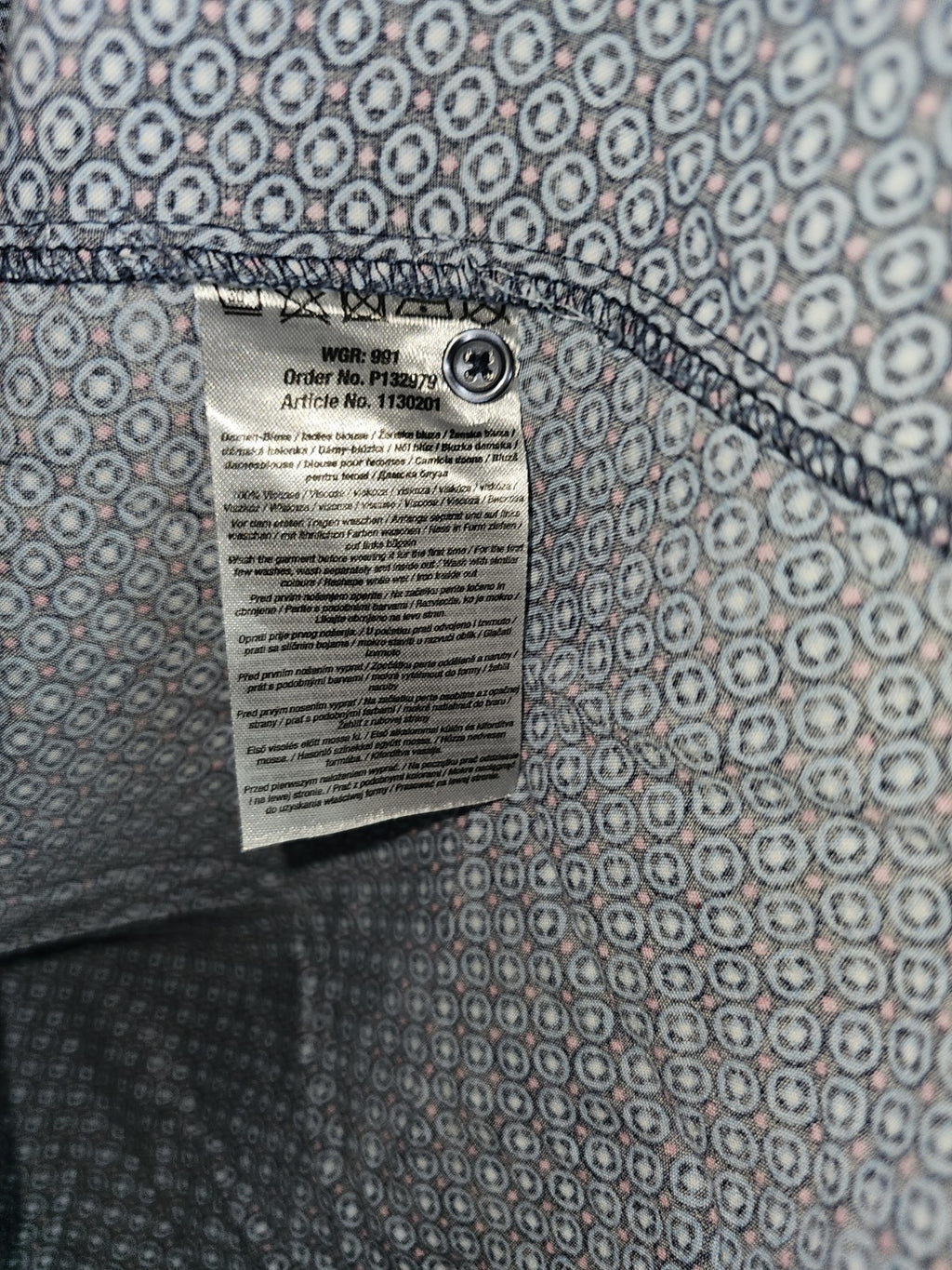 EK9034 Damen Bluse von Janina, Blau, Gr. 483