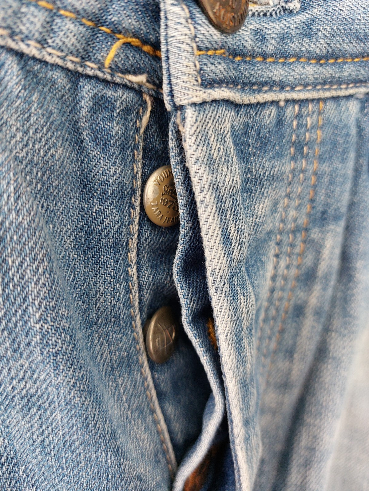 EK2918 Herren Jeans von Zara, blau, Gr.447