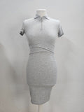 EK6049 Damen Kleid von FB Sister, grau, Gr. XXS0