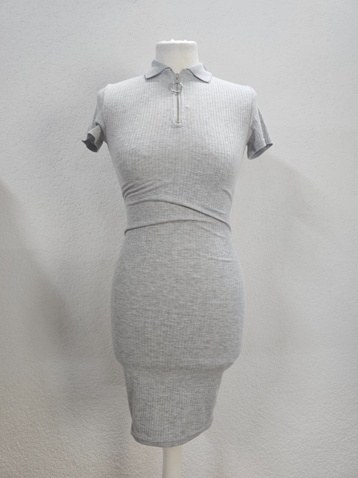 EK6049 Damen Kleid von FB Sister, grau, Gr. XXS0