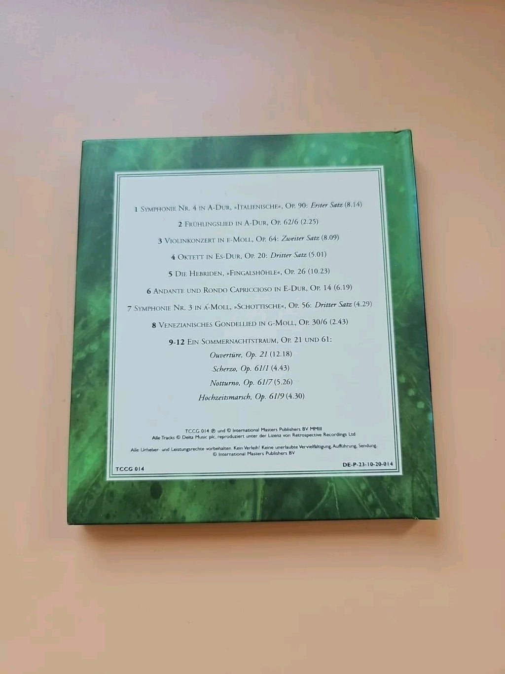 DIE GROßEN KOMPONISTEN / MENDELSSOHN - Fantastische Traumwelten NEUWERTIG. 2871