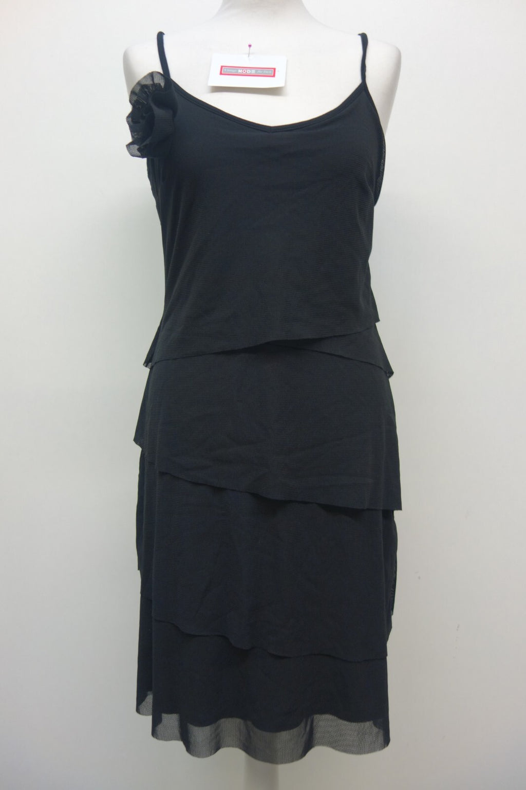 EK1740 Damen Kleid von Qiero, schwarz, Gr. 400