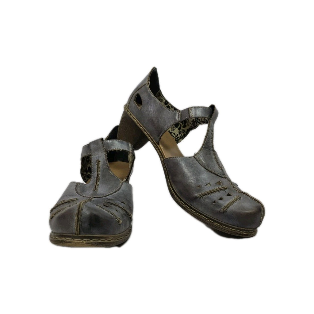 ES887 Damen Riemchensandalen von Rieker, Blau, Gr. 400