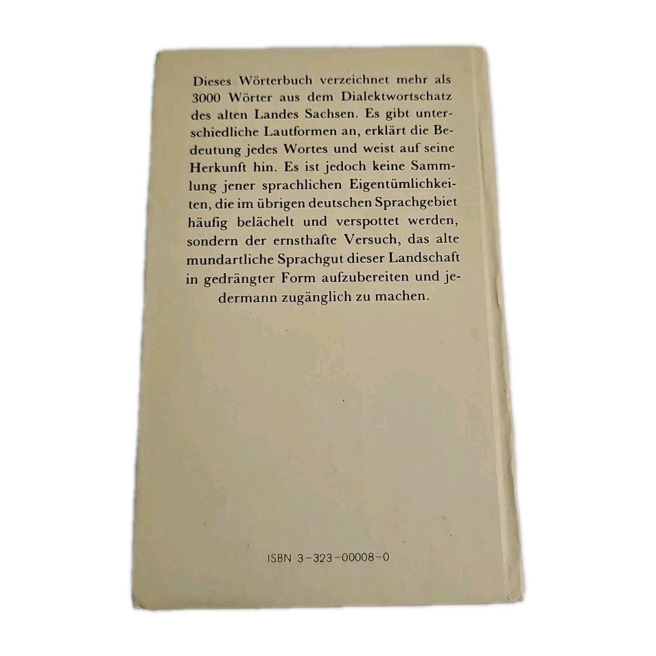 EB3092 Kleines sächsisches Wörterbuch, Gunter Bergmann1