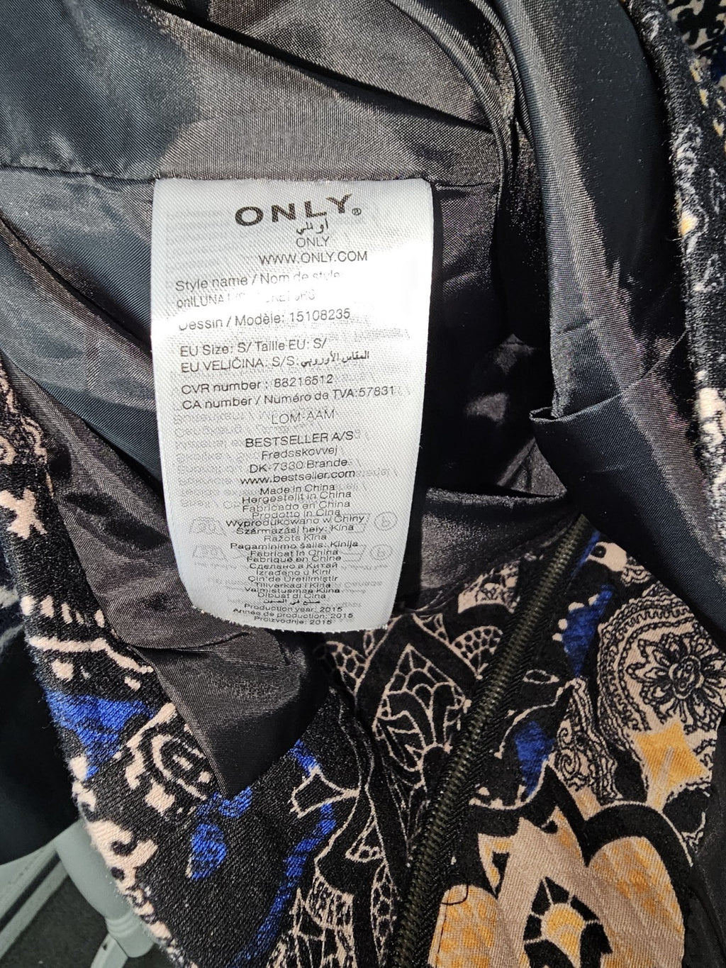 EK8472 Damen Jacke von Only, Mehrfarbig, Gr. S5