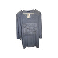 EK9449 Damen Charles Vögele Gr.2XL Blau0