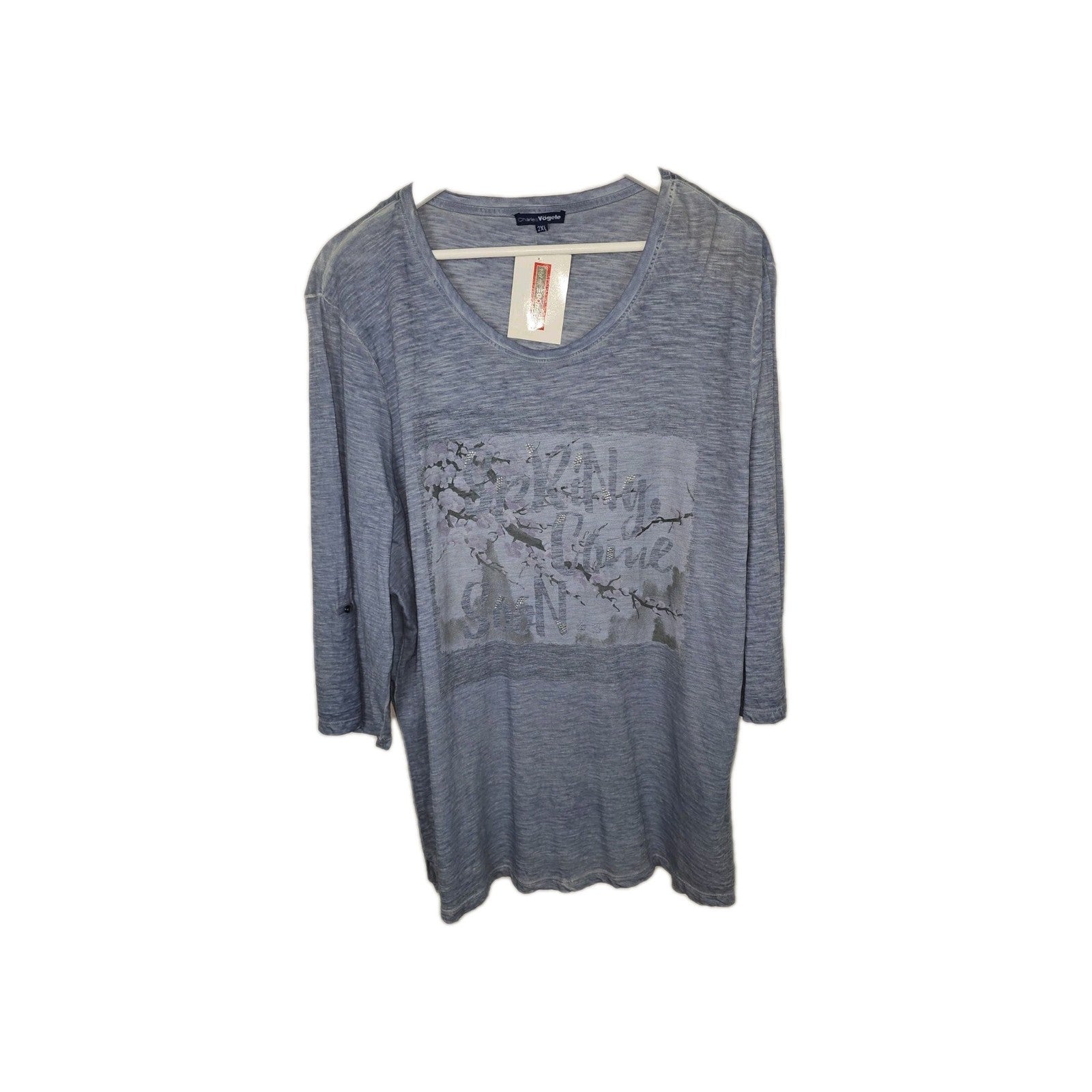 EK9449 Damen Charles Vögele Gr.2XL Blau0
