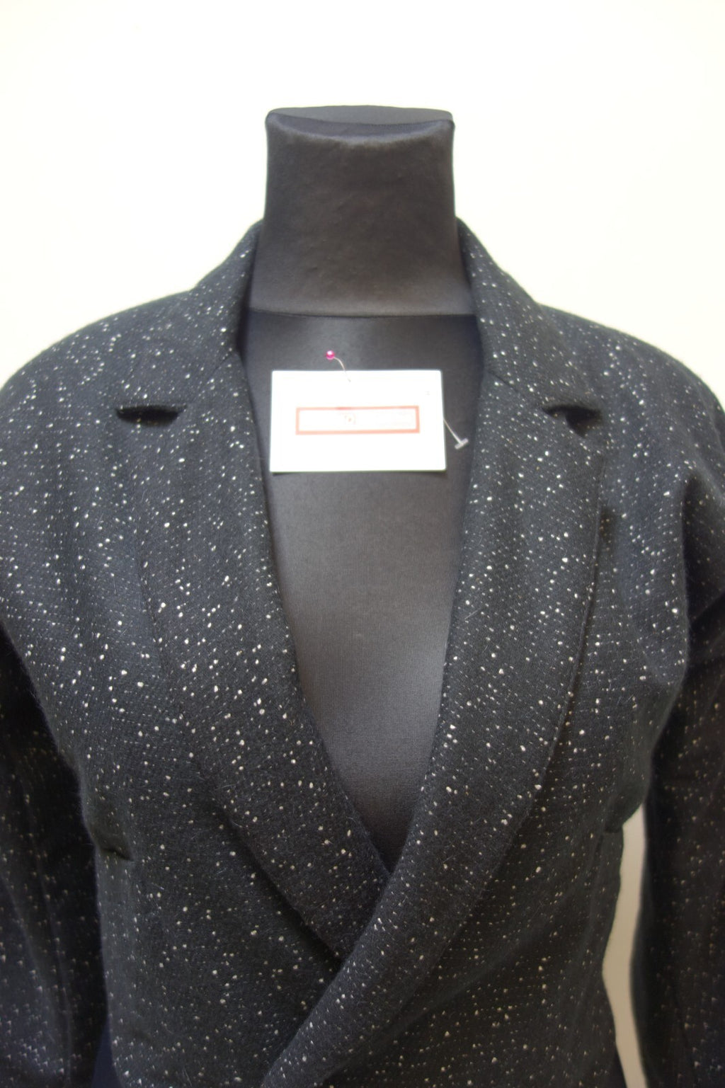 EK0900 Damen Jäckchen von Loretta Margi, schwarz mit weiß, Gr. 381