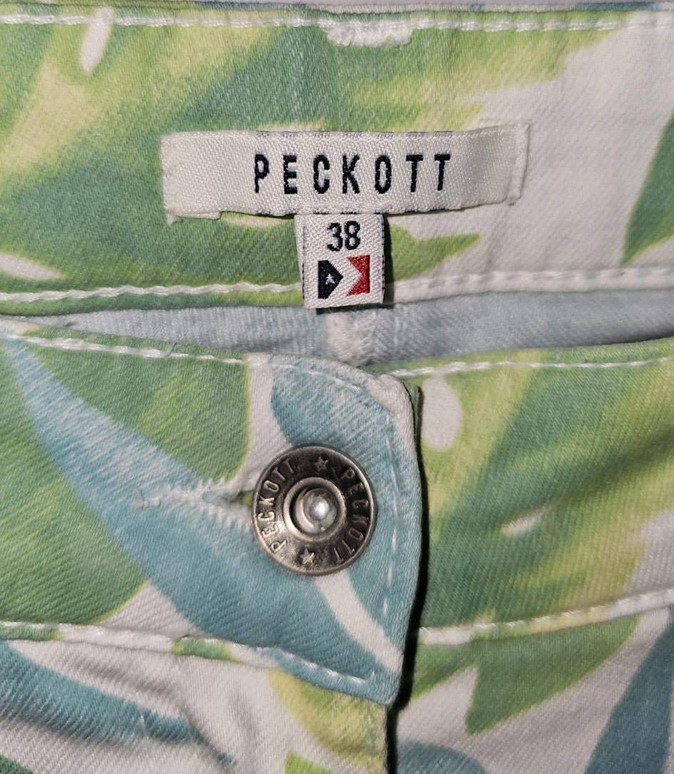 EK8131 Damen Jeans von Peckott, grün, Gr.382