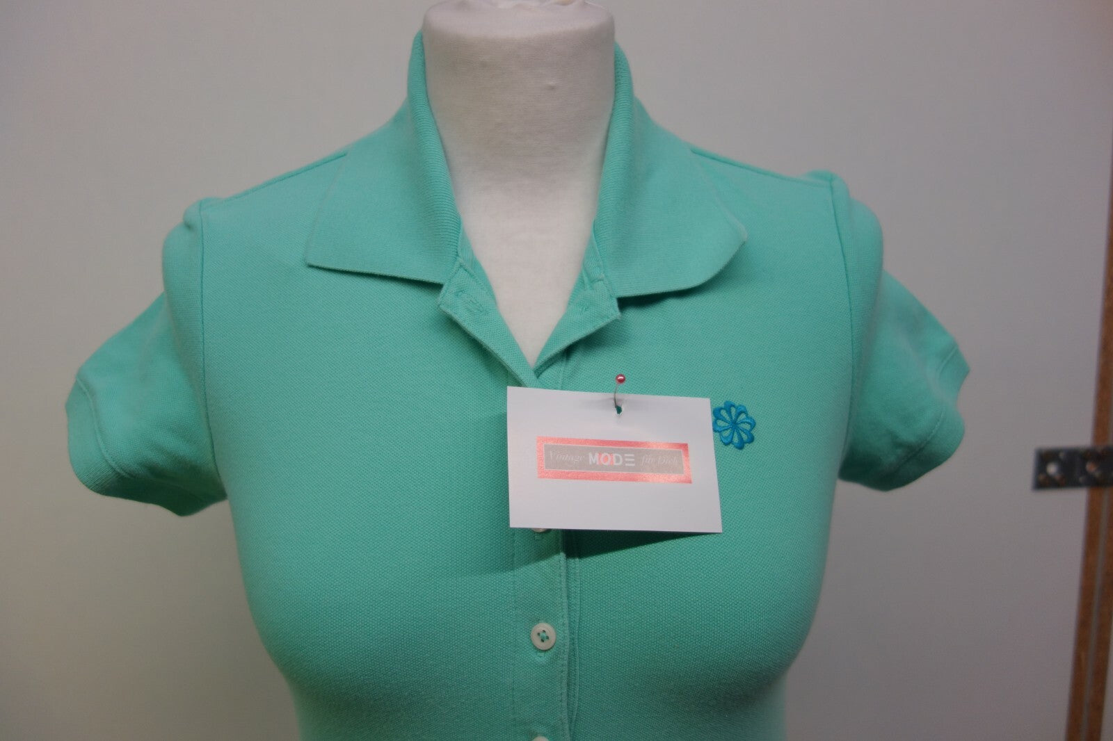 EK1295 Damen Poloshirt von Nike, mintgrün, XS1