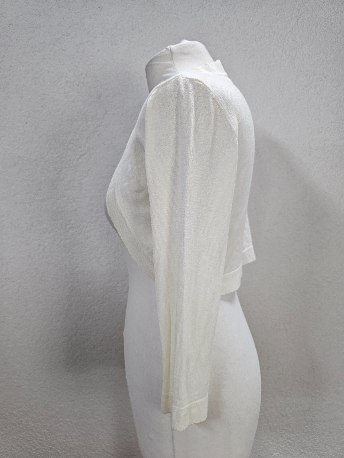 EK6271 Damen Strickjacke von Marie Lund, weiß, Gr.421