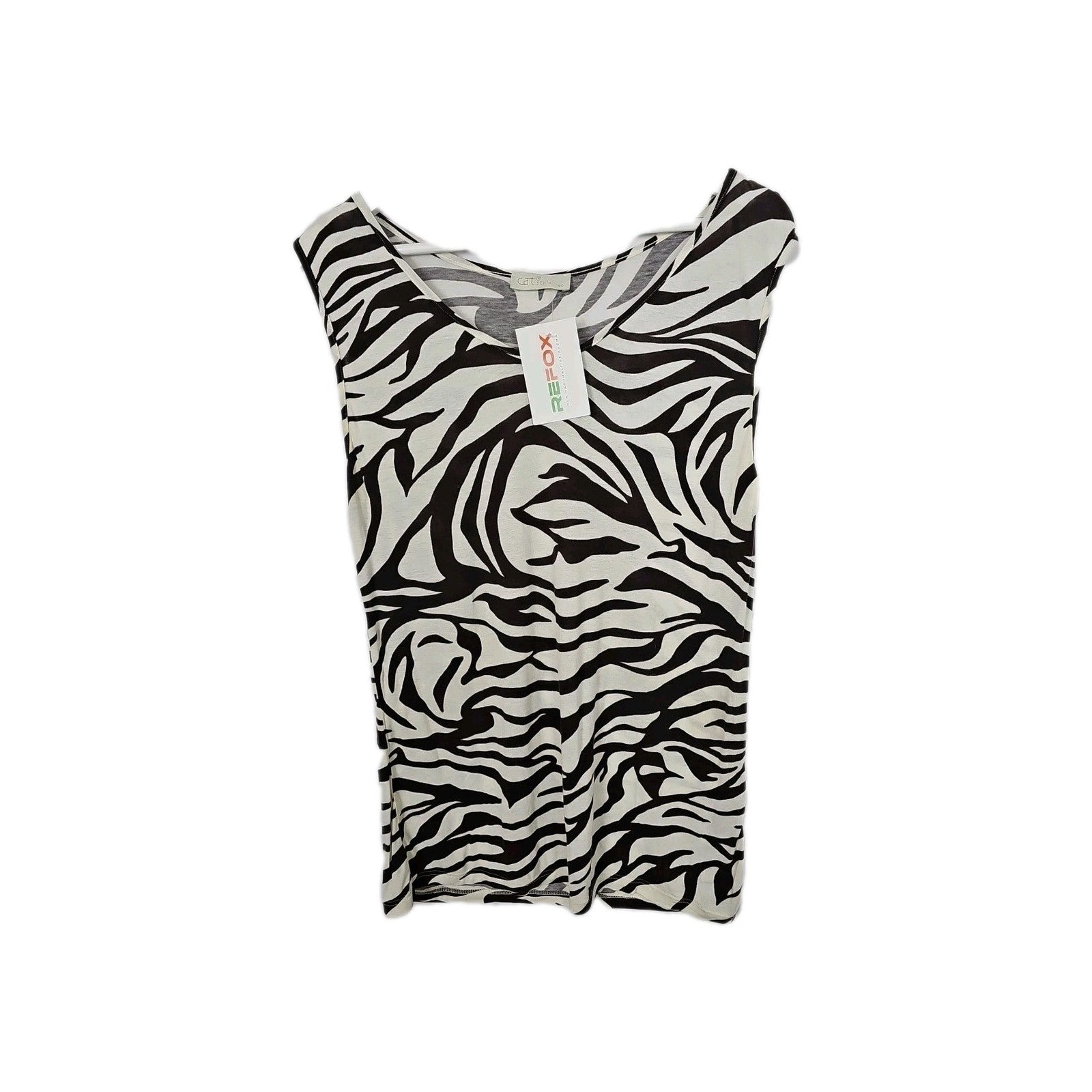EK9692 Damen T-Shirt Cat Style Gr.40 Zebra Look0