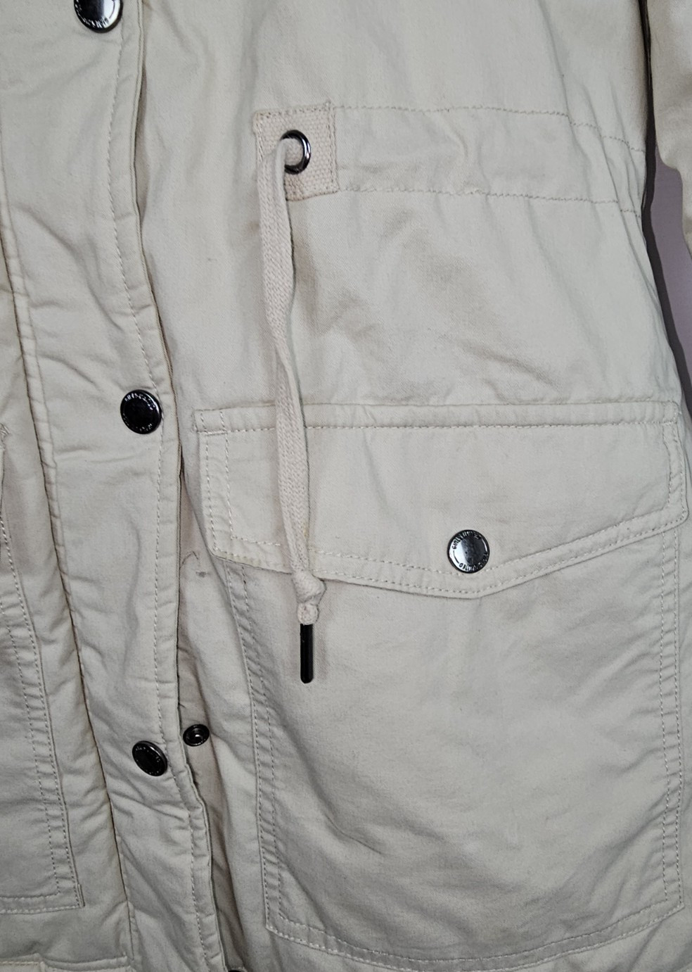 EK7060 Mädchen Jacke von Girls United, beige, Gr.158-164 1