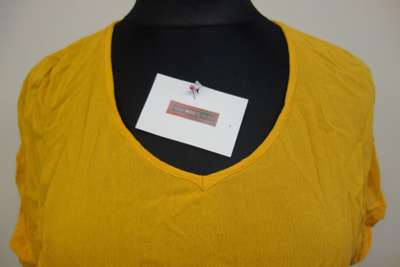 EK2392 Damen T-Shirt von Kaffe, senfgelb, Gr. 361