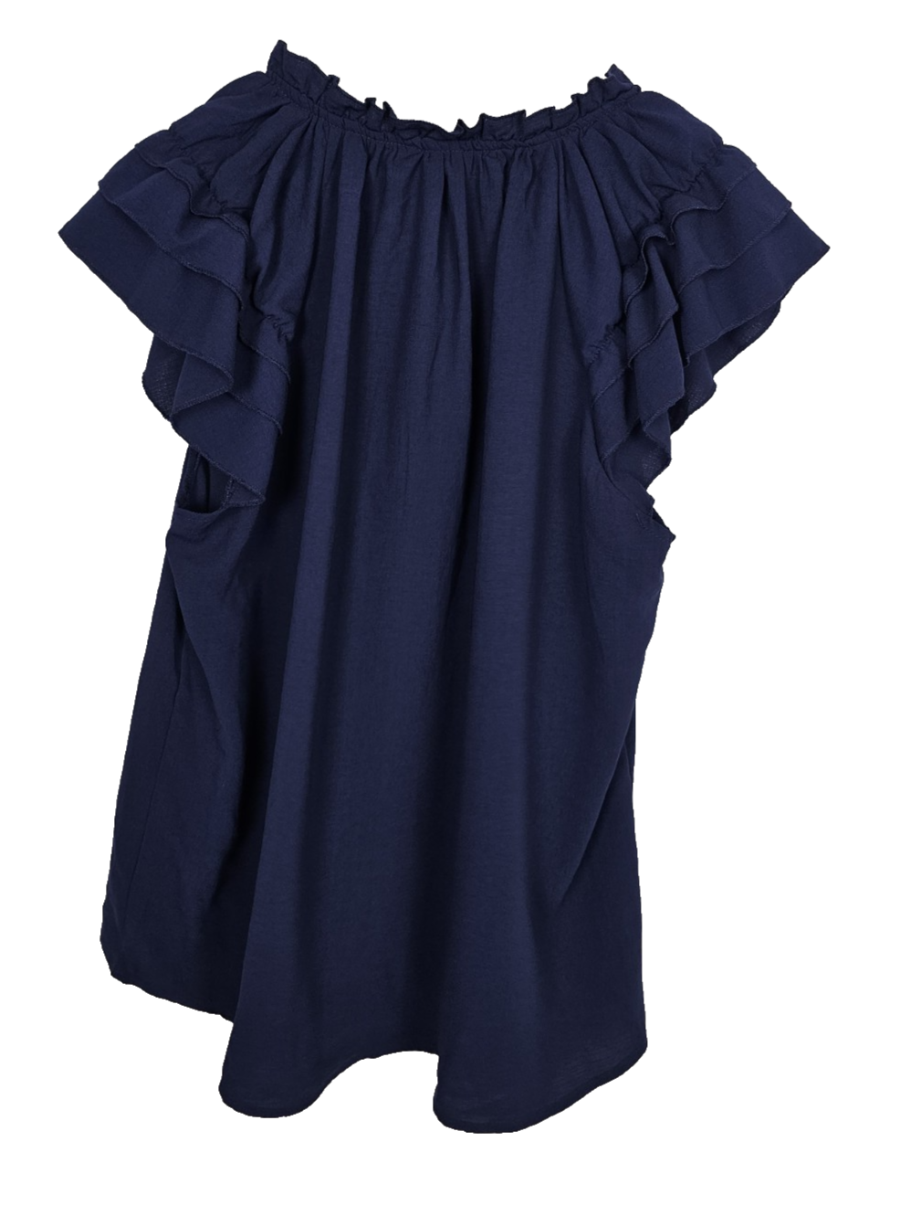 EK8236 Damen Bluse von Shein, Dunkelblau, Gr. XL5