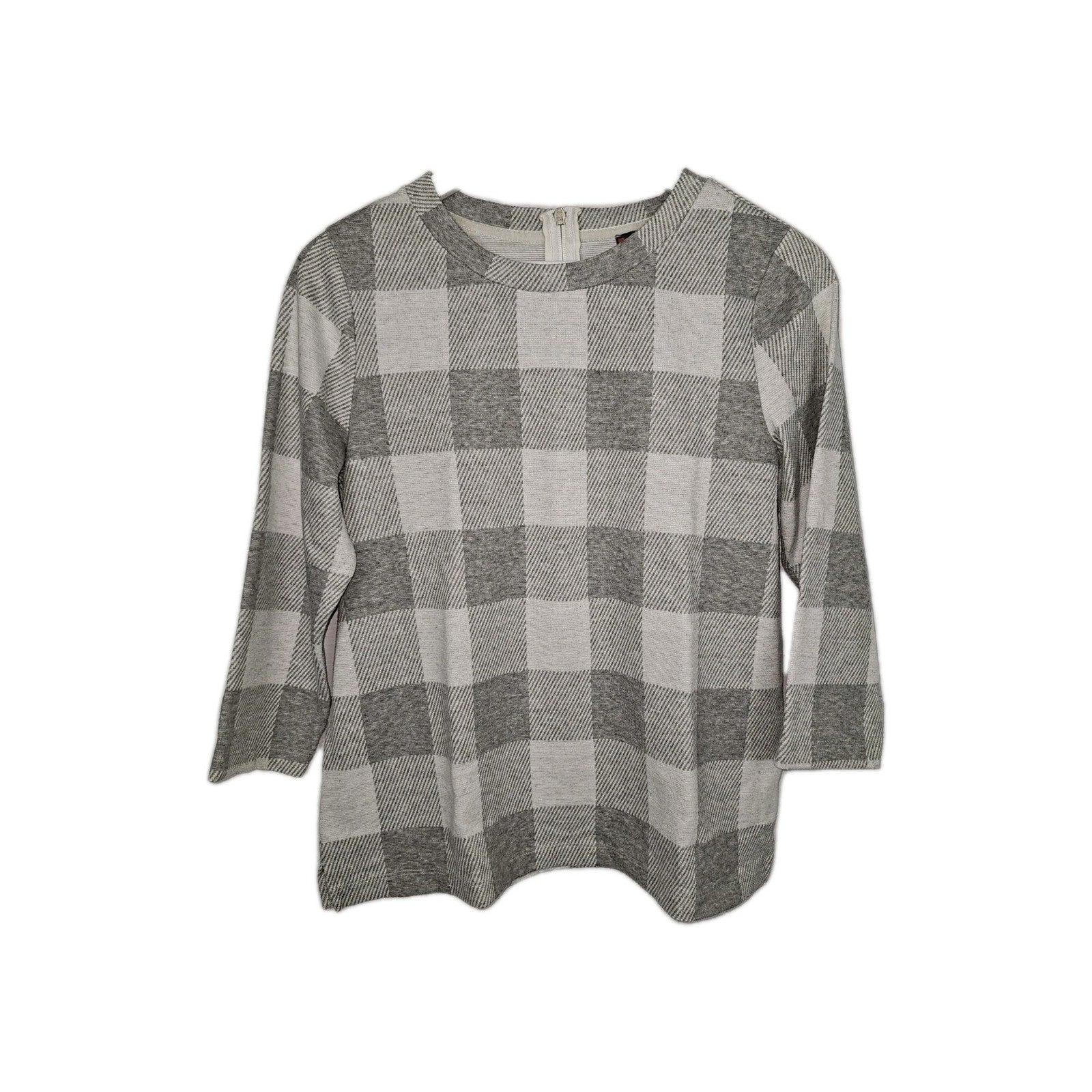 EK10071 Damen Pullover Street One Gr.36 Grau Karriert0