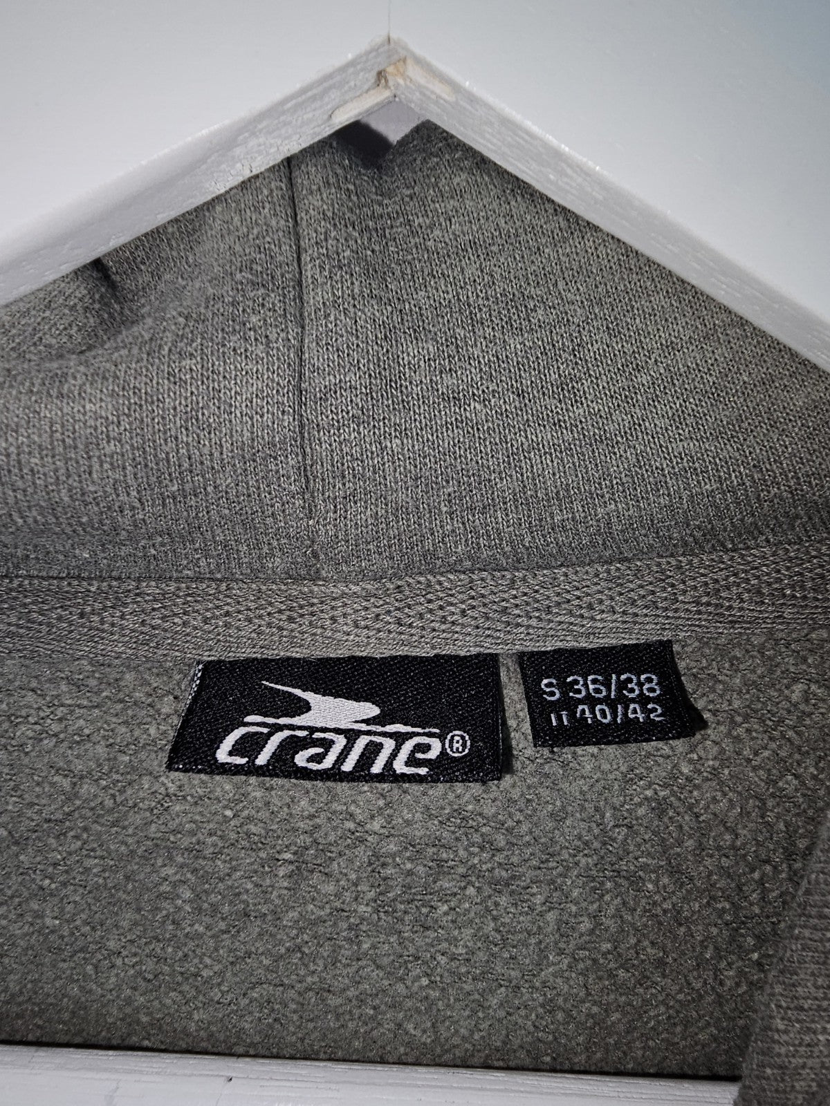 EK7897 Damen Pullover von Crane, Grau Grün, Gr. 36/382