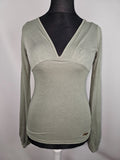 EK0029 Damen Langarmshirt von Khujo, grün, Gr.M0