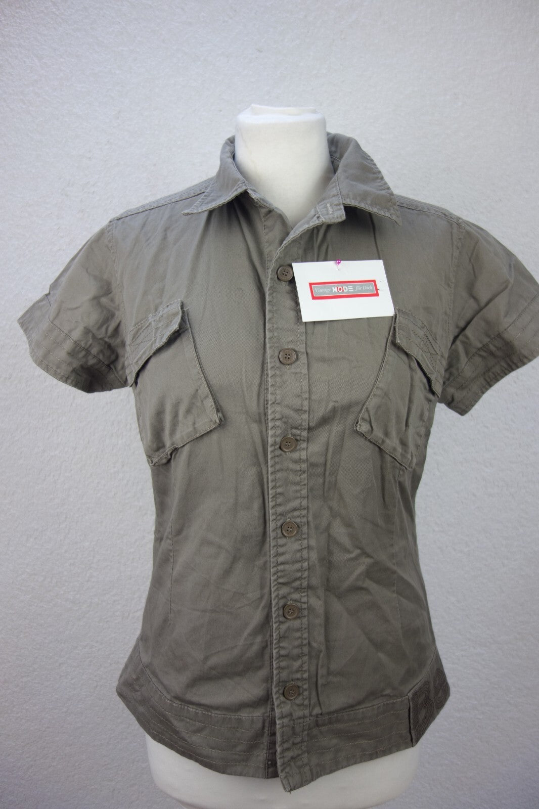 EK4222 Damen Bluse von Bench, grau-grün, Gr.L0