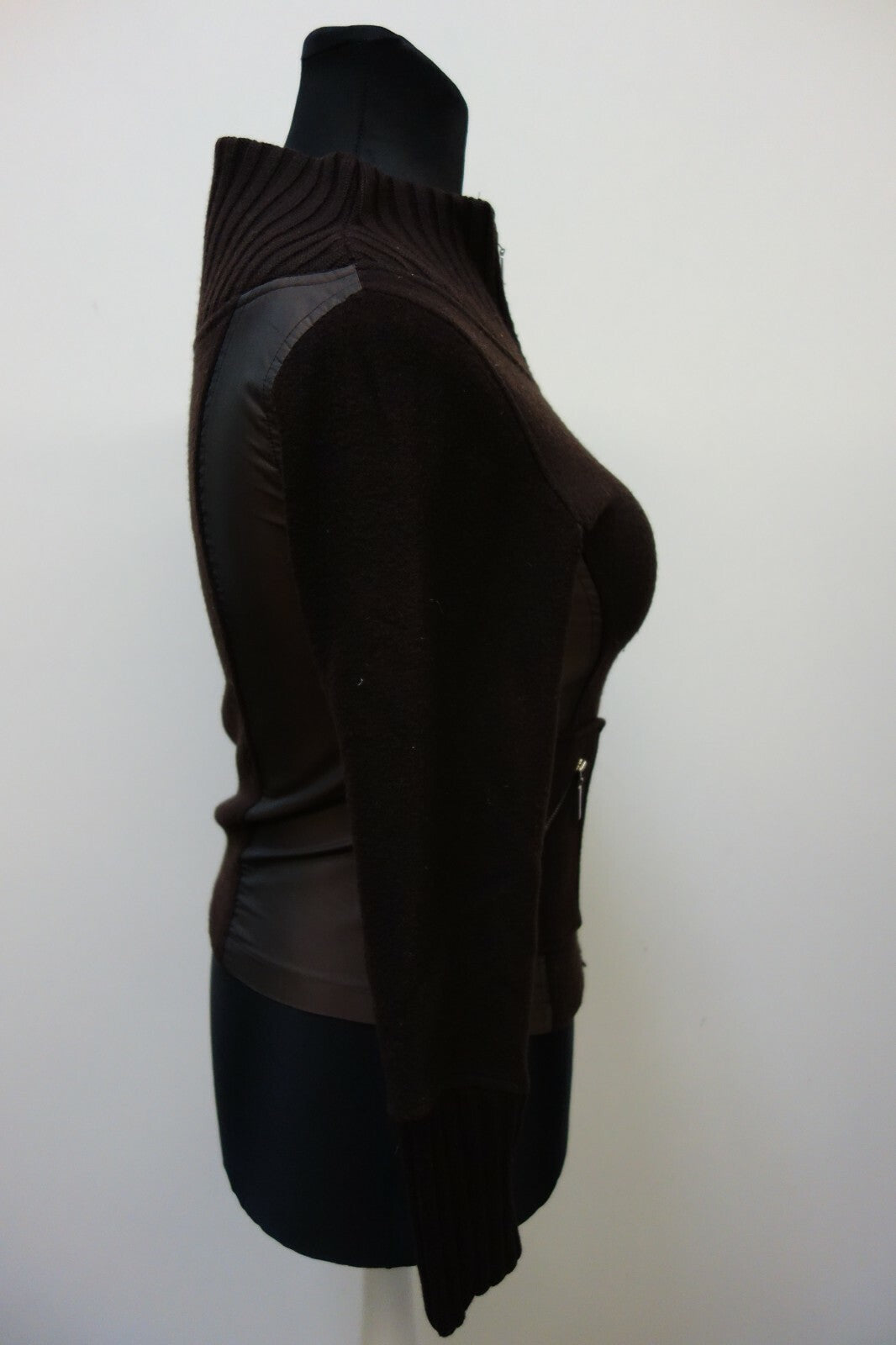 EK0757 Damen Strickjacke von Carlo Colucci, braun, 383