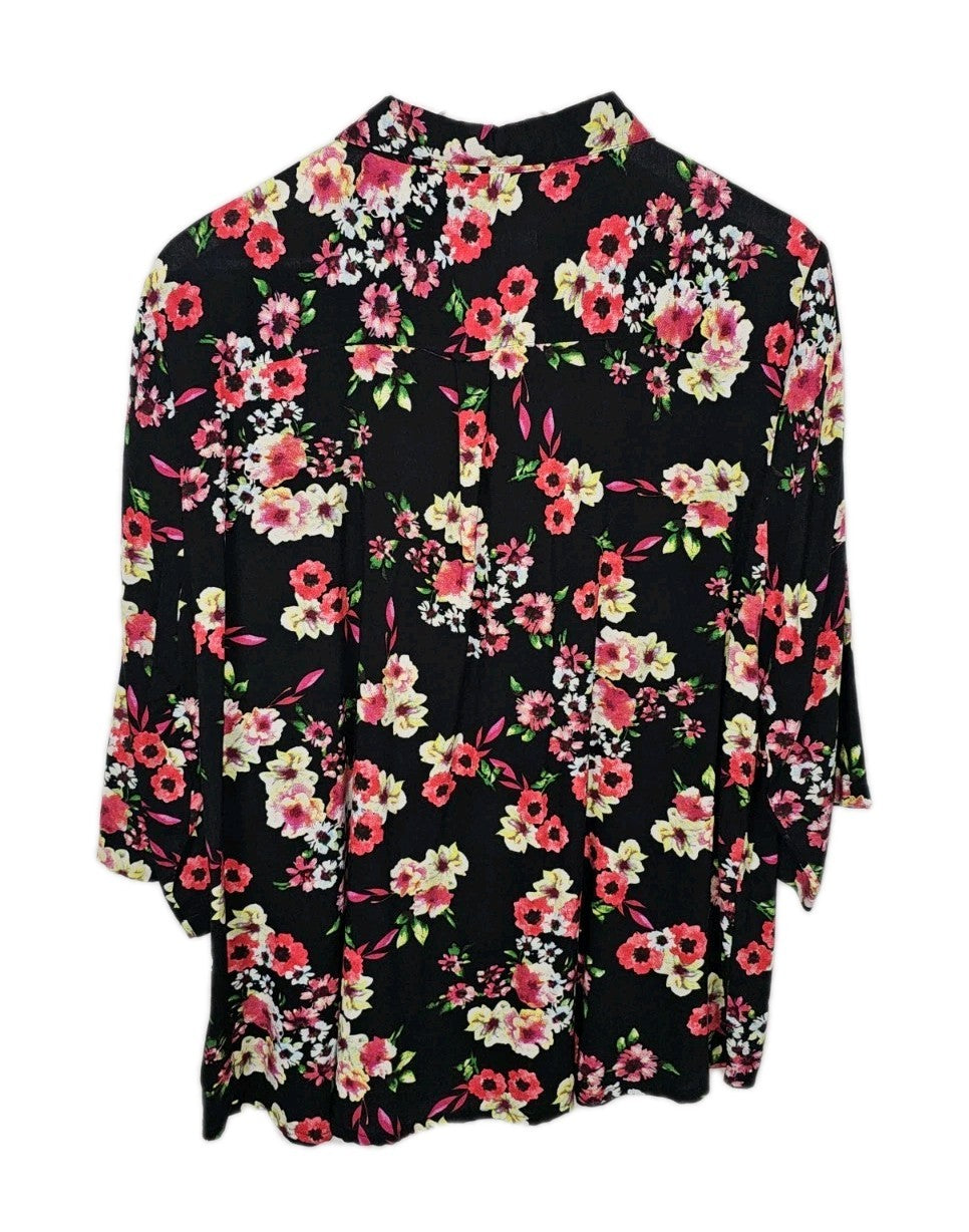 EK4424 Damen Bluse von Brexleys, Schwarz, Gr. 484
