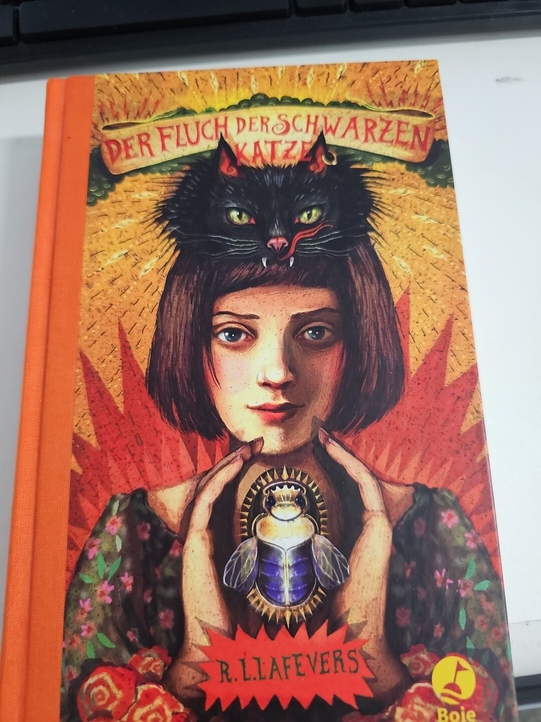 EB 267Der Flucht der schwarzen Katzen R. L. Lafevers Buch  Gebundene Ausgabe0