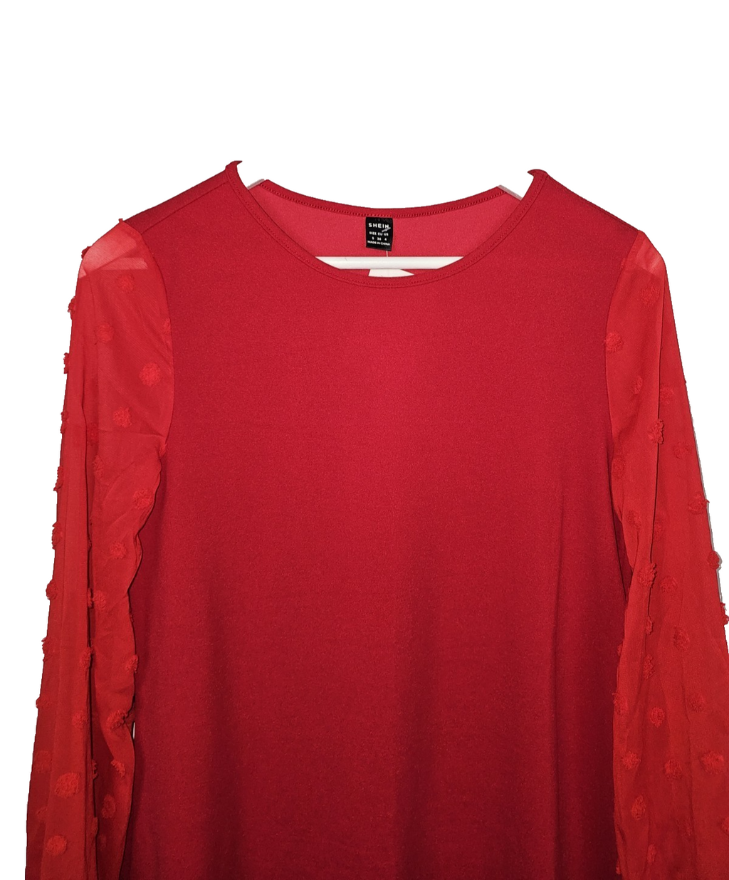 EK7548 Damen Kleid von SheIn, rot, Gr.S1