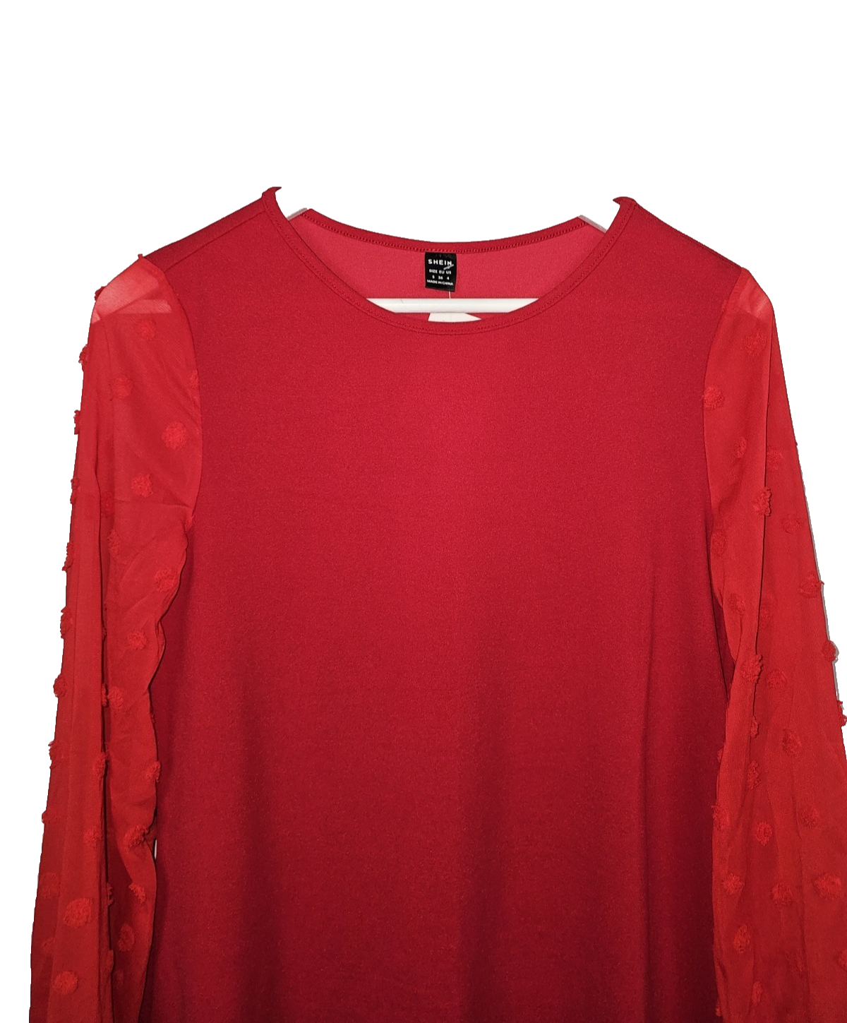 EK7548 Damen Kleid von SheIn, rot, Gr.S1