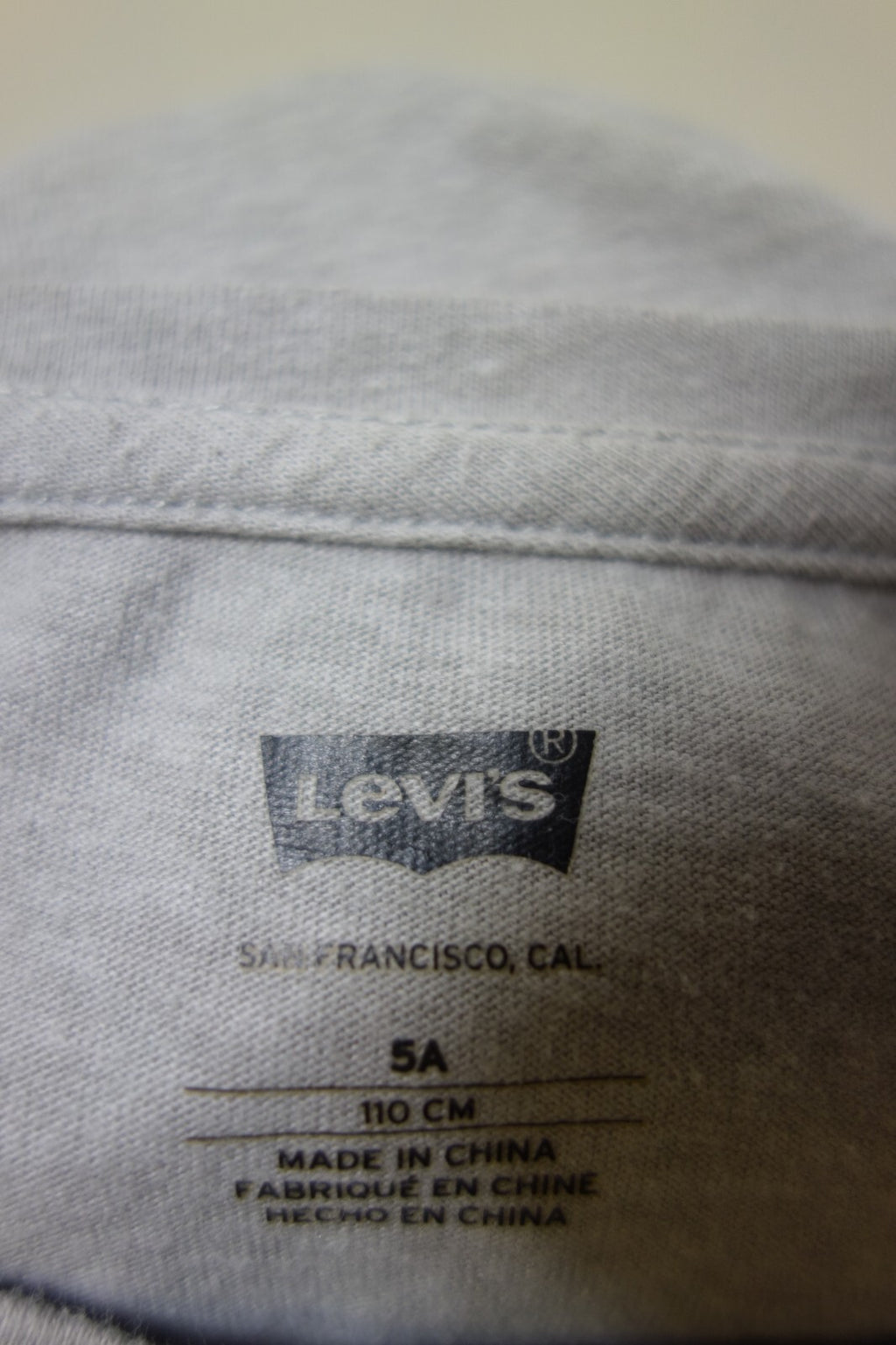 EK3659 Kinder Shirt von Levis, grau, Gr. 1106
