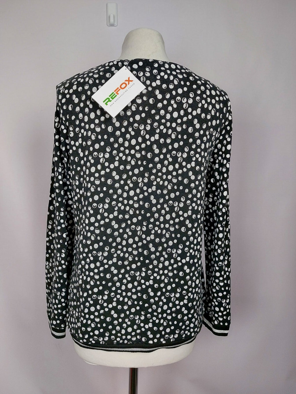 EK4810 Damen Shirt von Lisa Tossa, schwarz-weiß, Gr.M5