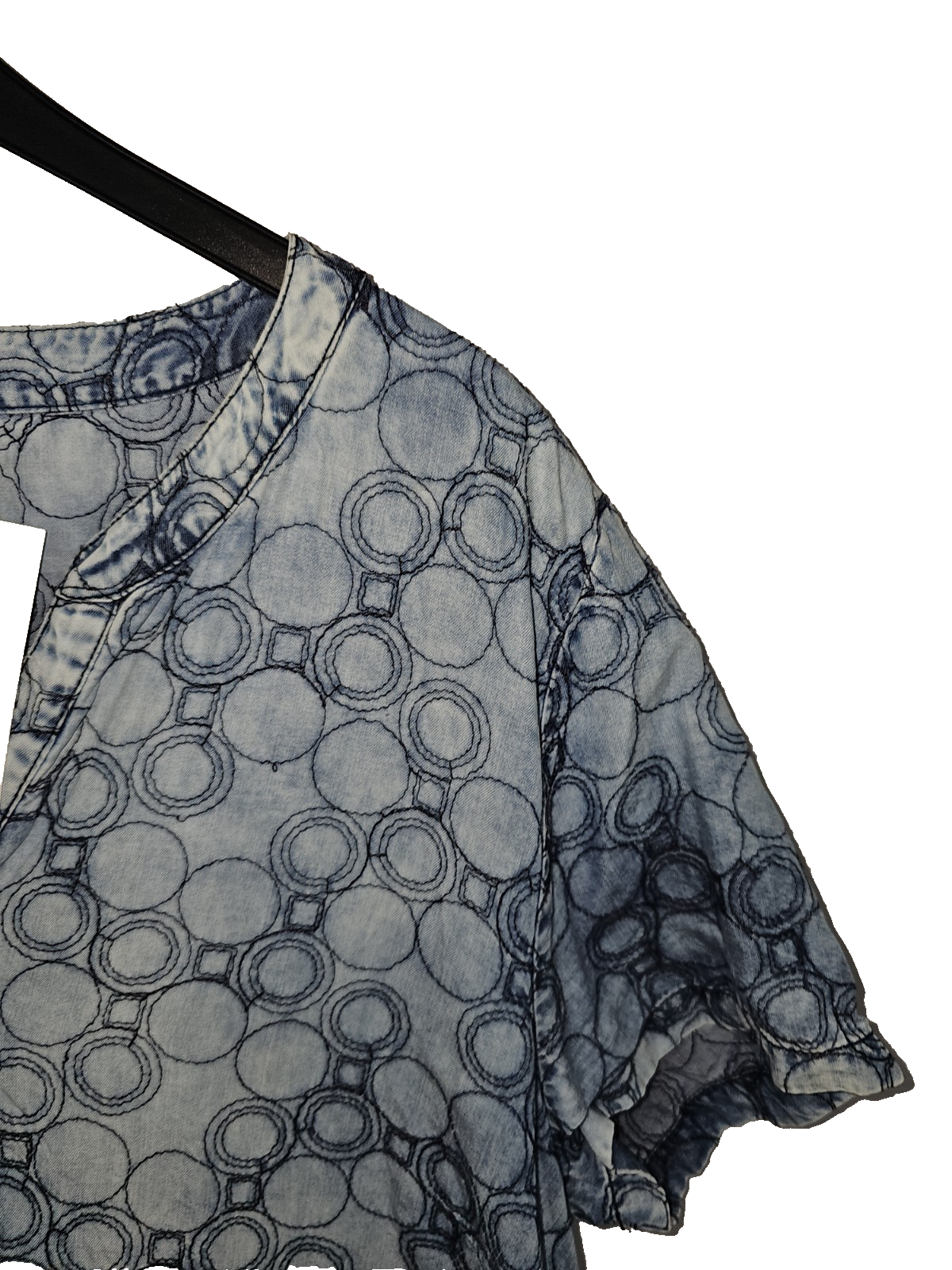 EK8033 Damen Kleid von Kennys, Blau, Gr. 442
