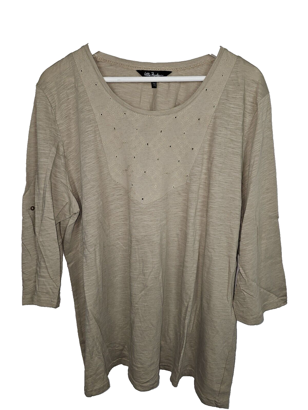 EK4033 Damen Bluse von Ulla Popken, Braun, Gr.460