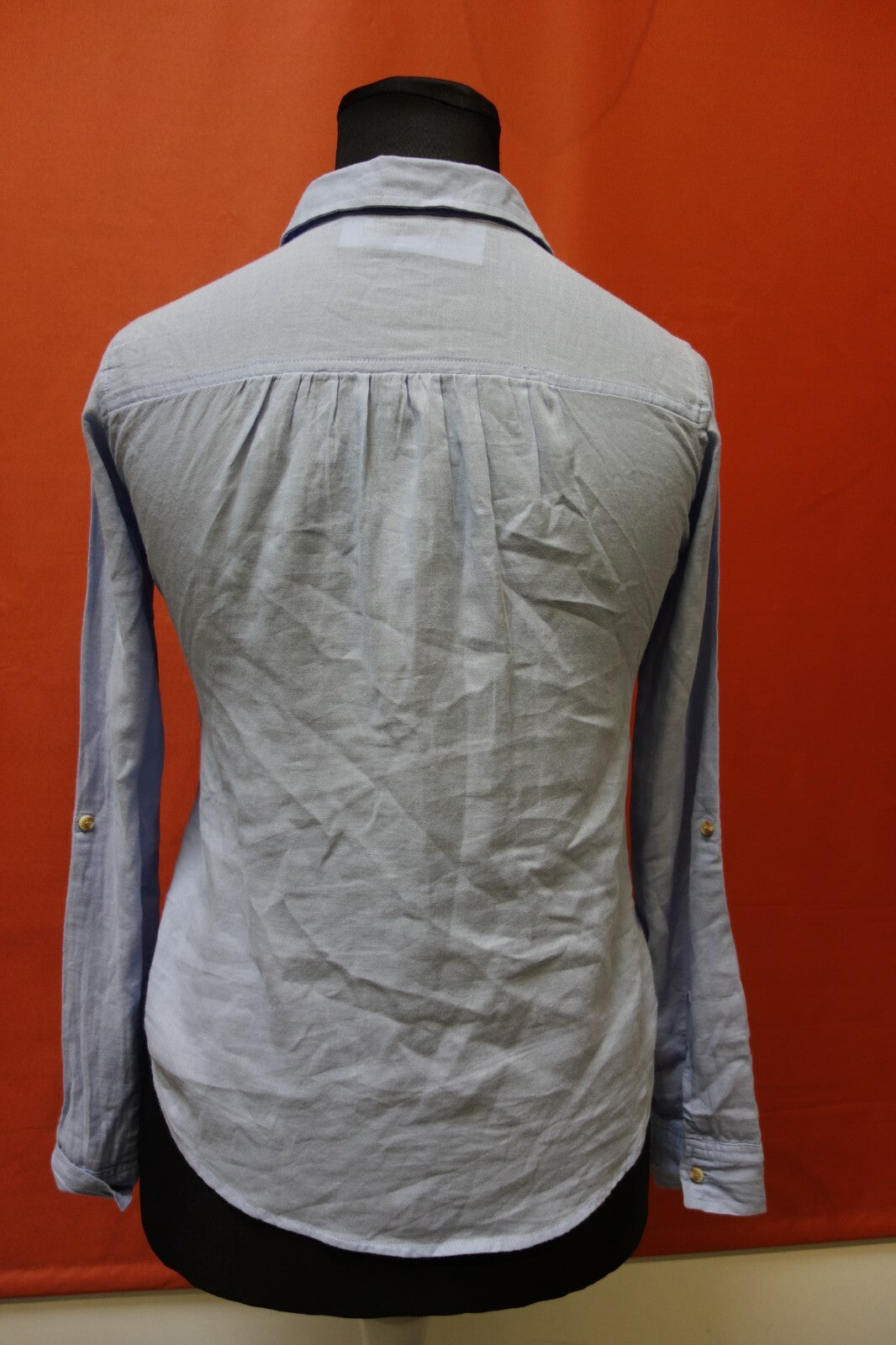 EK0259 Damen Bluse von Hollister, blau, XS4